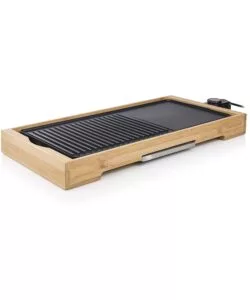 Piastra grill elettrico bamboo xl, 51x25,4 cm